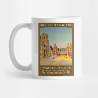 Château de Blois France Vintage Poster 1928 Mug